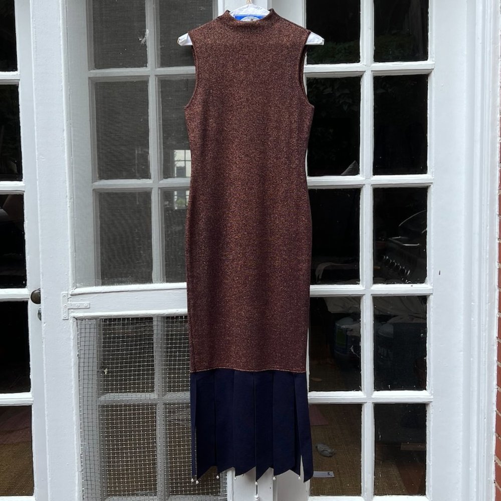 NWT Staud Pat Dress - shimmery party dress